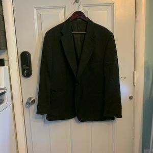 Stafford Men’s Black Suit Jacket Sports Coat 44S